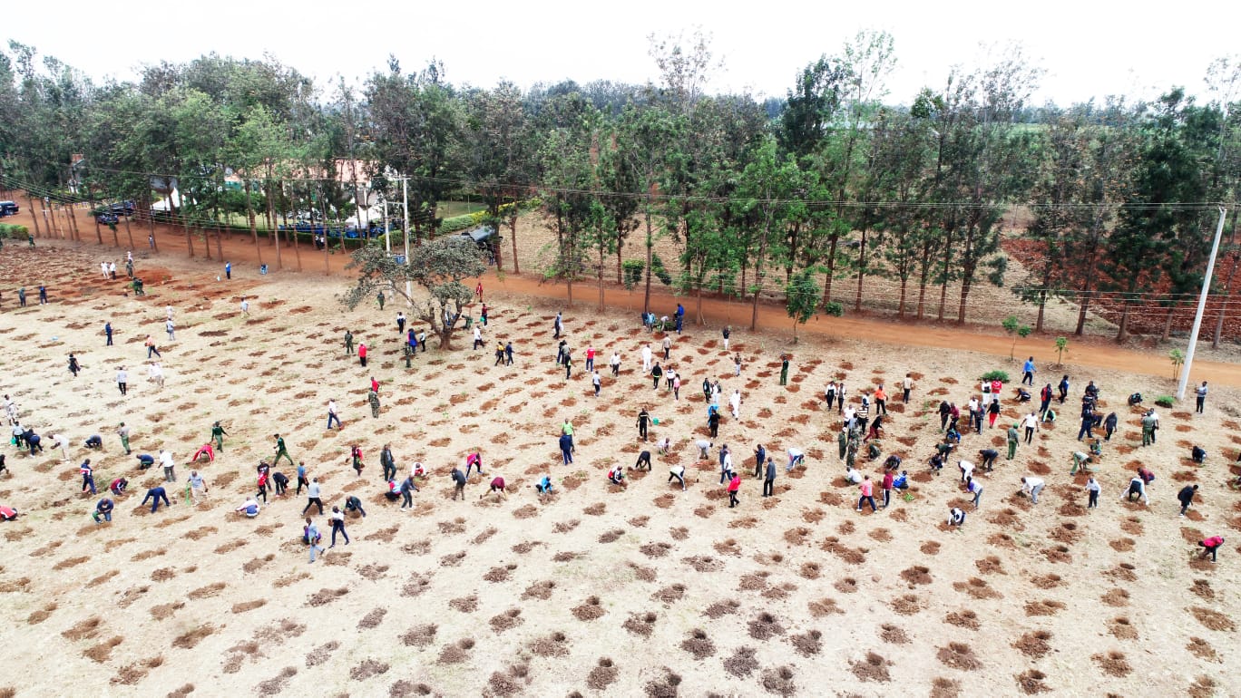 STATE DEPARTMENT FOR CORRECTIONAL SERVICES PLANTS 300,000 TREES AS MAZINGIRA DAY IS MARKED