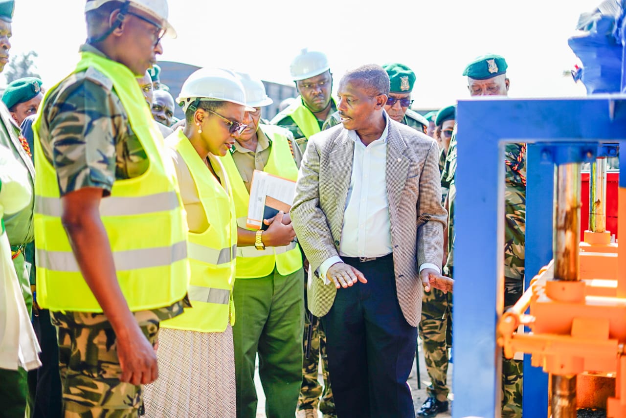 state department for correctional services has acquired two paving block molding and concrete block making machines