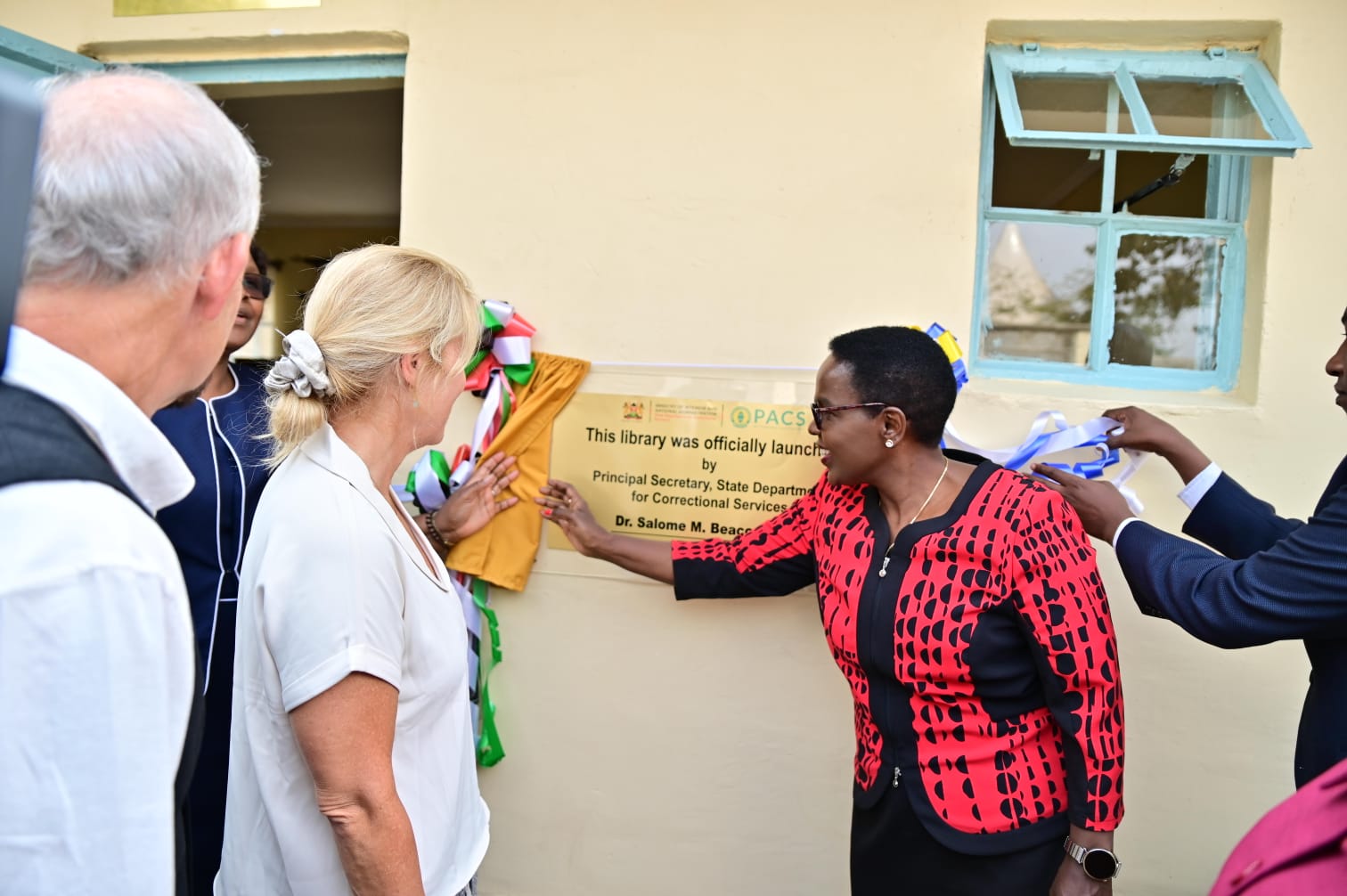 CORRECTIONAL SERVICES PS LAUNCHES NAIROBI BOYS PROBATION HOSTEL LIBRARY