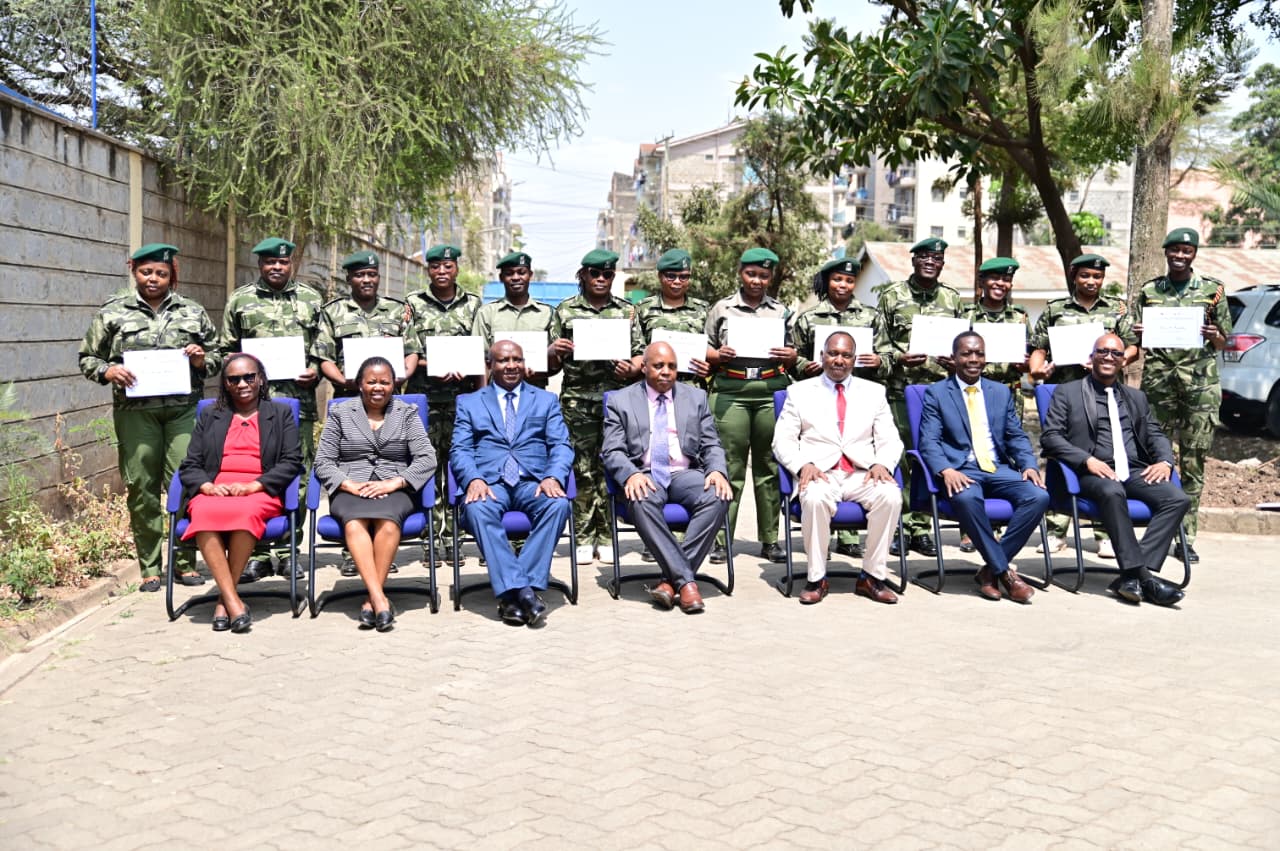 40 OFFICERS AWARDED AFTER SUCCESSFULLY COMPLETING INAUGURAL PEACE EDUCATION PROGRAM 