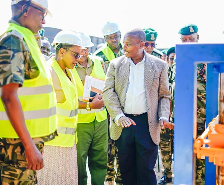 state department for correctional services has acquired two paving block molding and concrete block making machines