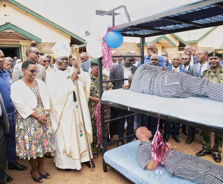 STATE DEPARTMENT FOR CORRECTIONAL SERVICES LAUNCHES HE FOR HE TRIPLE DECKER BED CAMPAIGN