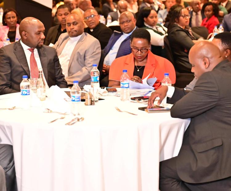 CS MURKOMEN RALLIES SUPPORT AS HE-FOR-HE ADOPT A TRIPLE DECKER BED CAMPAIGN DINNER FUNDRAISER IS HELD