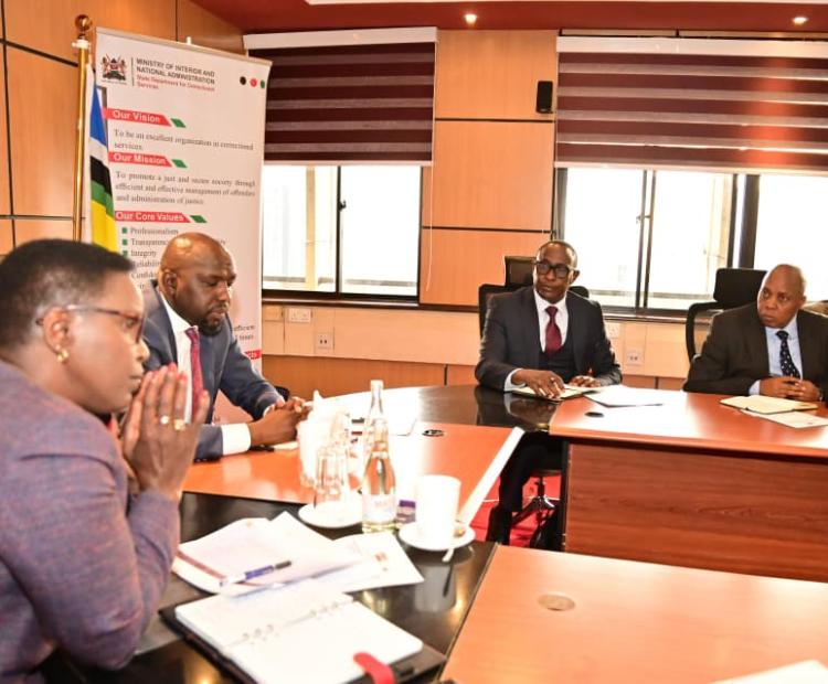 INTERIOR CS REITERATES GOVERNMENT COMMITMENT TO CORRECTIONAL REFORMS 